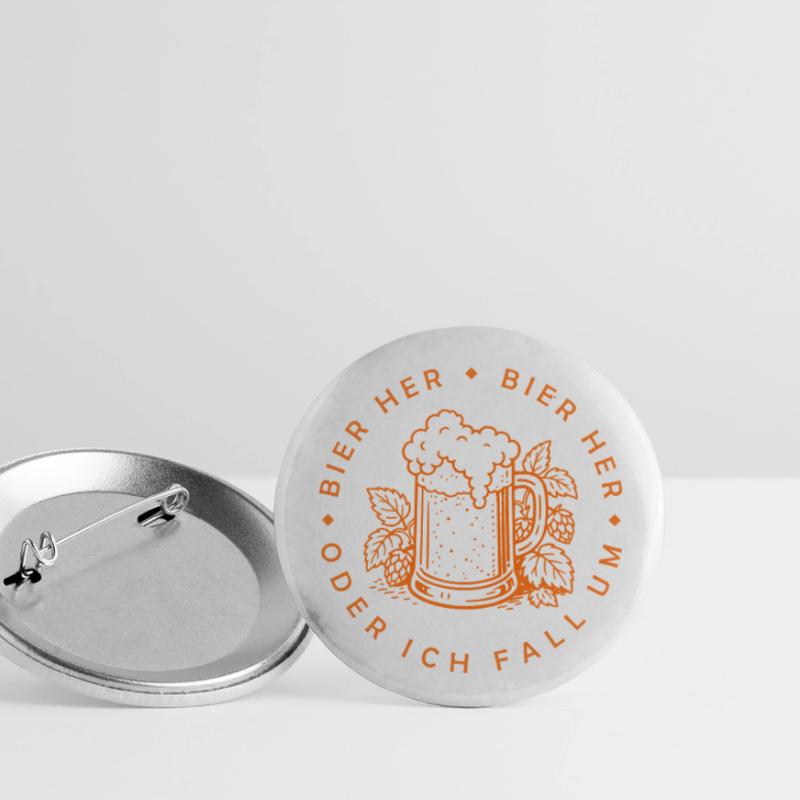 Bees here - Oder ich fall um! Buttons small 1''/25 mm (5-pack)