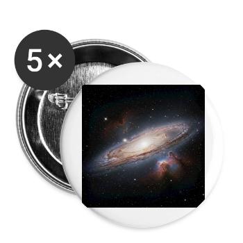 Galaxy Window of Light - Buttons small 1''/25 mm (5-pack) - white - Front