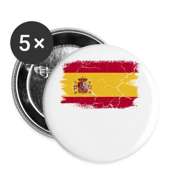 Grenade - Lot de 5 petits badges (25 mm) - blanc - Devant