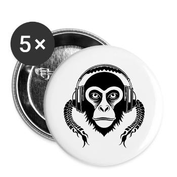 Monkey Head Dynamics City Sound Beat Edition Shirt - Buttons small 1''/25 mm (5-pack) - white - Front