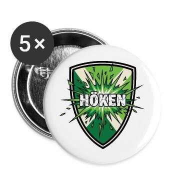 Höken Achterhoek Flagge - Buttons klein 25 mm (5er Pack) - Weiß - Vorne