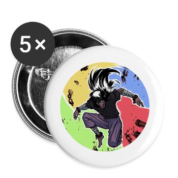 Celebration of Freedom - Buttons small 1''/25 mm (5-pack) - white - Front