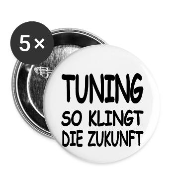 tuning - Buttons small 1''/25 mm (5-pack) - white - Front