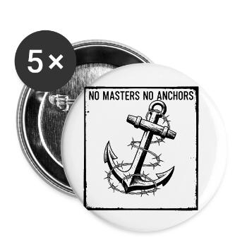 Boundless Spirit - Lot de 5 petits badges (25 mm) - blanc - Devant