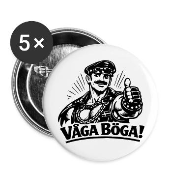 Dare to be gay - Buttons small 1''/25 mm (5-pack) - white - Front