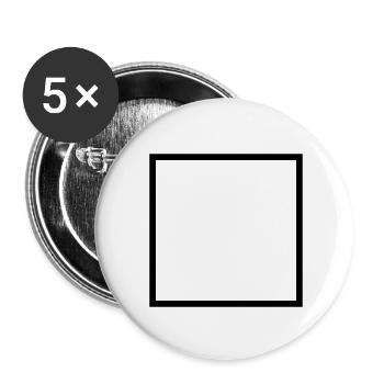 frame - Buttons small 1''/25 mm (5-pack) - white - Front