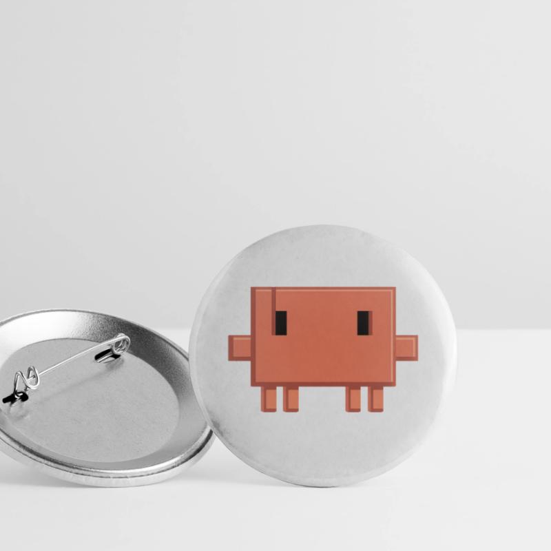 Claude Code Pixel AI Mascot Dev Sticker Lot de 5 petits badges (25 mm)