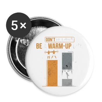 Hero Calisthenics - Buttons small 1''/25 mm (5-pack) - white - Front