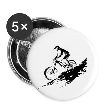Mountain bike - Buttons small 1''/25 mm (5-pack) - white - Front