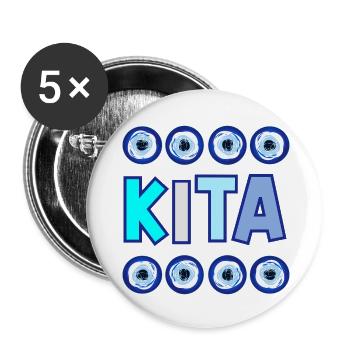 CENTRE DE GARDE DE NAZAR AUGE - Lot de 5 petits badges (25 mm) - blanc - Devant