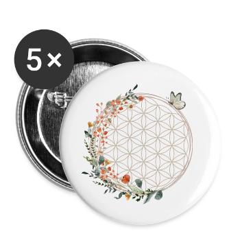 magic_is_always_around_you - Buttons klein 25 mm (5er Pack) - Weiß - Vorne