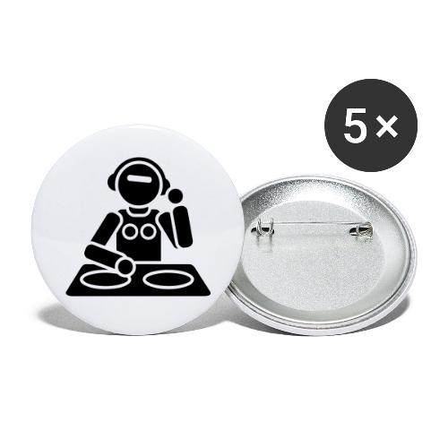 DJane - Buttons klein 25 mm (5er Pack)