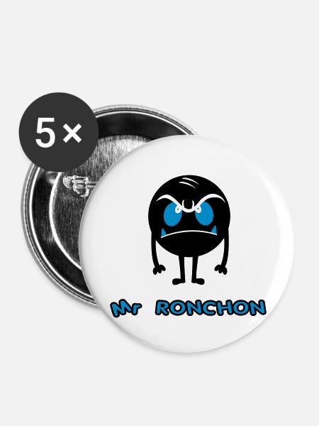 mr_ronchon - Buttons klein 25 mm (5er Pack) - Weiß