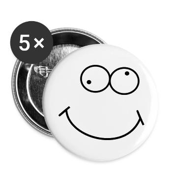 fresh perspective - Buttons small 1''/25 mm (5-pack) - white - Front