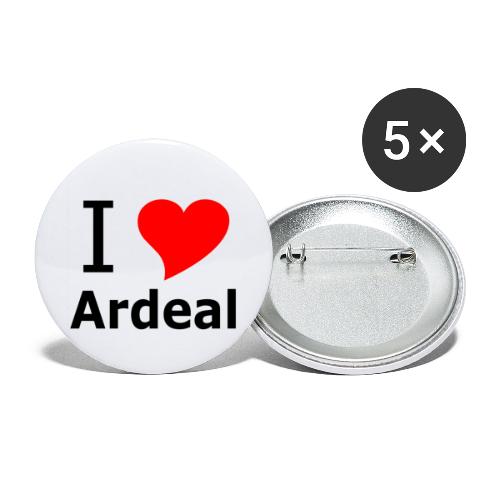 I Love Ardeal - Buttons klein 25 mm (5er Pack)