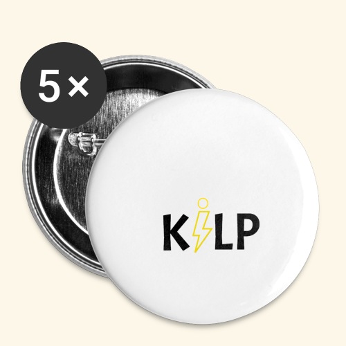 KILP - Paquete de 5 chapas pequeñas (25 mm)