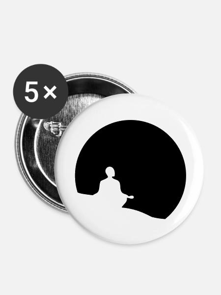 one - Buttons klein 25 mm (5er Pack) - Weiß
