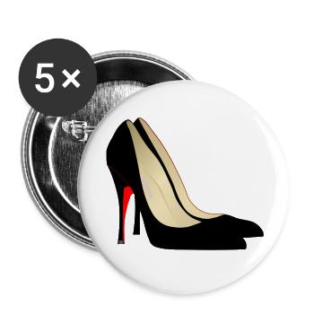 shoes highheels schoes flipflops boots boots100 - Buttons small 1''/25 mm (5-pack) - white - Front