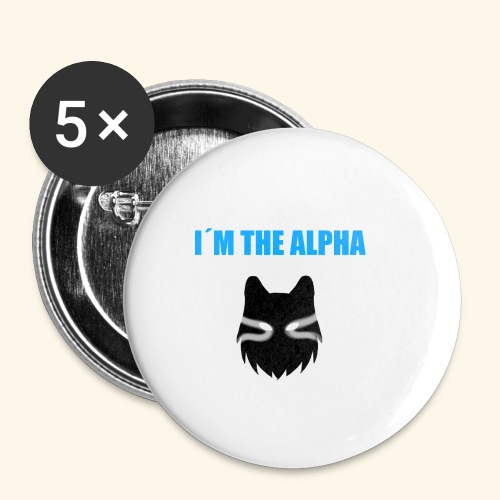 im the alpha - Rintamerkit pienet 25 mm (5kpl pakkauksessa)