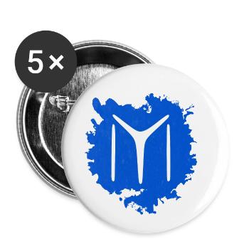 Kayi Boyu Kayi Tamgasi - Buttons klein 25 mm (5er Pack) - Weiß - Vorne