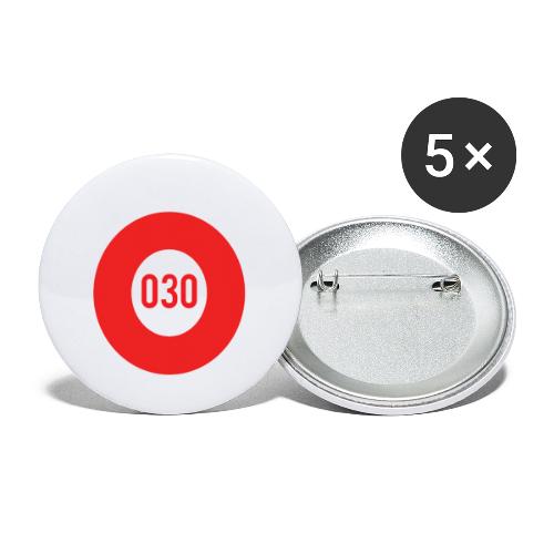 030 logo - Buttons klein 25 mm (5-pack)