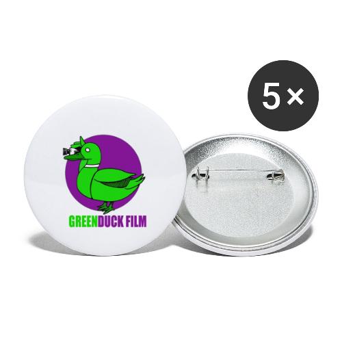 Greenduck Film Purple Sun Logo - Buttons/Badges lille, 25 mm (5-pack)
