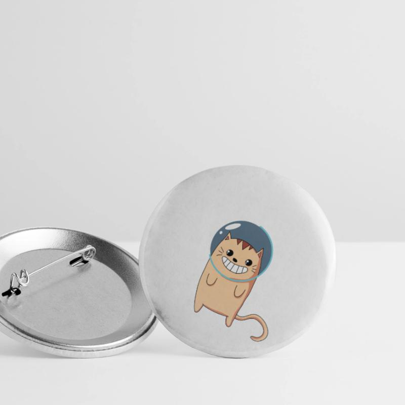 Cat - Outer Space - Kitten - Outer Space Buttons small 1''/25 mm (5-pack)