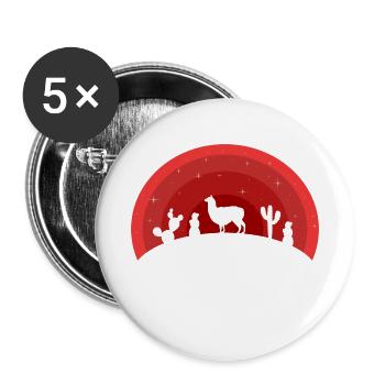 lama - Buttons small 1''/25 mm (5-pack) - white - Front
