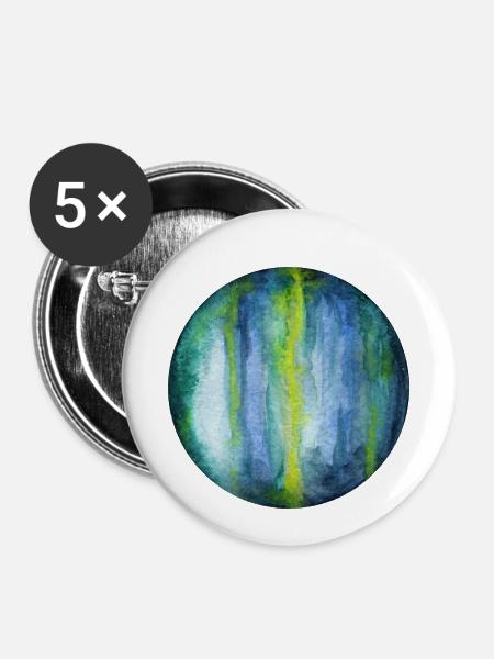 Uranus - Buttons klein 25 mm (5er Pack) - Weiß