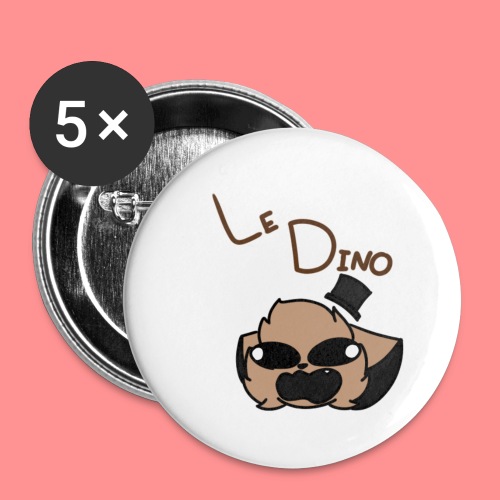 Le Dino - Buttons small 1''/25 mm (5-pack)