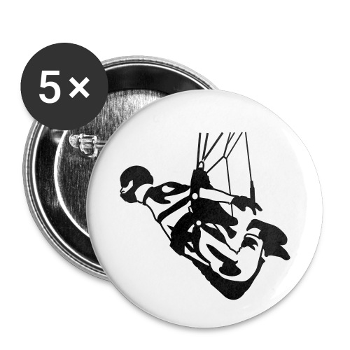 swooping_2 - Buttons klein 25 mm (5er Pack)