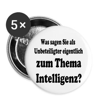 Was sagen Sie als Unbeteiligter eigentlich. - Buttons klein 25 mm (5er Pack) - Weiß - Vorne
