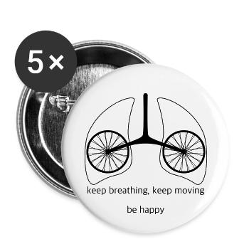 bicycle - Buttons small 1''/25 mm (5-pack) - white - Front