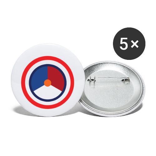Nederland logo - Buttons klein 25 mm (5-pack)