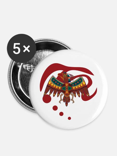 Falke - Buttons klein 25 mm (5er Pack) - Weiß