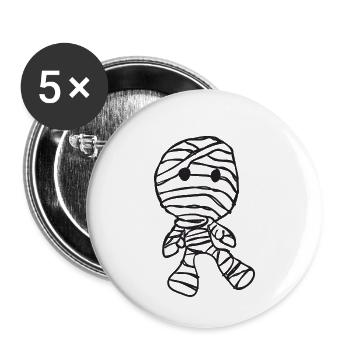 mummy - Buttons small 1''/25 mm (5-pack) - white - Front