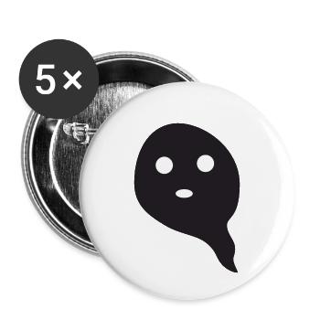 Baby spirit - Buttons small 1''/25 mm (5-pack) - white - Front