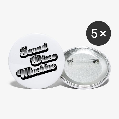 sound disco machine sport - Confezione da 5 spille piccole (25 mm)