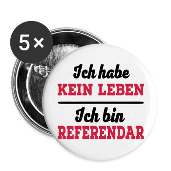 Trainee lawyer - Buttons small 1''/25 mm (5-pack) - white - Front