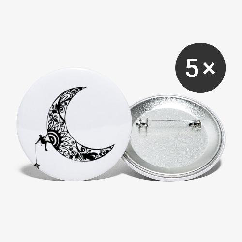 Luna - climb to the stars - Buttons small 1''/25 mm (5-pack)