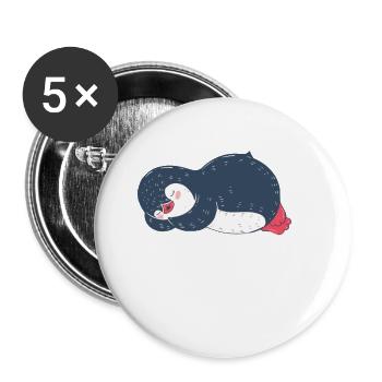 NOPE - Lot de 5 petits badges (25 mm) - blanc - Devant