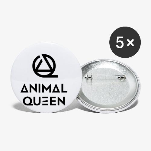 Animal Queen Fuld logo - Buttons/Badges lille, 25 mm (5-pack)