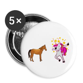 YOUR UNCLE MY UNCLE - Buttons small 1''/25 mm (5-pack) - white - Front