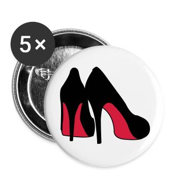 high_heels - Buttons klein 25 mm (5er Pack) - Weiß - Vorne