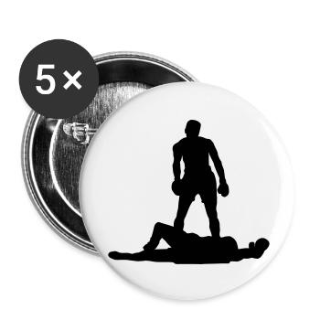 ali - Buttons klein 25 mm (5er Pack) - Weiß - Vorne