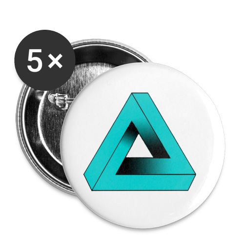Impossible Triangle - Buttons small 1''/25 mm (5-pack)