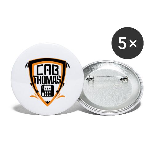 cab.thomas - alternativ Logo - Buttons klein 25 mm (5er Pack)