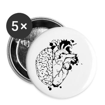 Nurse Doctor Hospital Nurse - Buttons small 1''/25 mm (5-pack) - white - Front