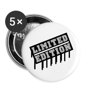 limited_edition_1 - Lot de 5 petits badges (25 mm) - blanc - Devant