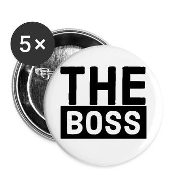 The Boss Partner Look Partner Shirts Couples - Buttons small 1''/25 mm (5-pack) - white - Front